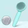 Self-Cleaning Brush - Self-Cleaning Cat Brush for Less Shedding & Cleaner Fur