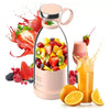Kompakter Tragbarer Smoothie-Mixer mit Fruchtbehälter und Trinkverschluss