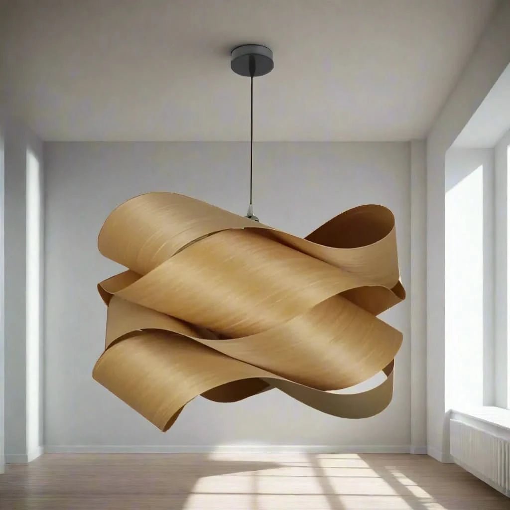 HAYA Chandelier Pendant Light Made of Wood With Modern Aesthetic For Kitchen Dining Room Bars Restaurants