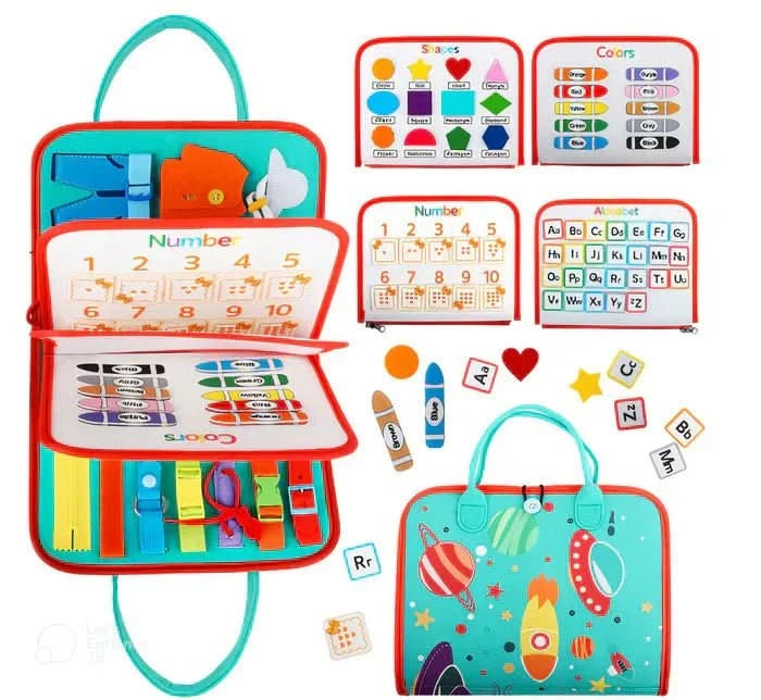 WunderKleinkinder – Montessori Sensory Book For Little Explorers | Experience Colors, Shapes & Textures