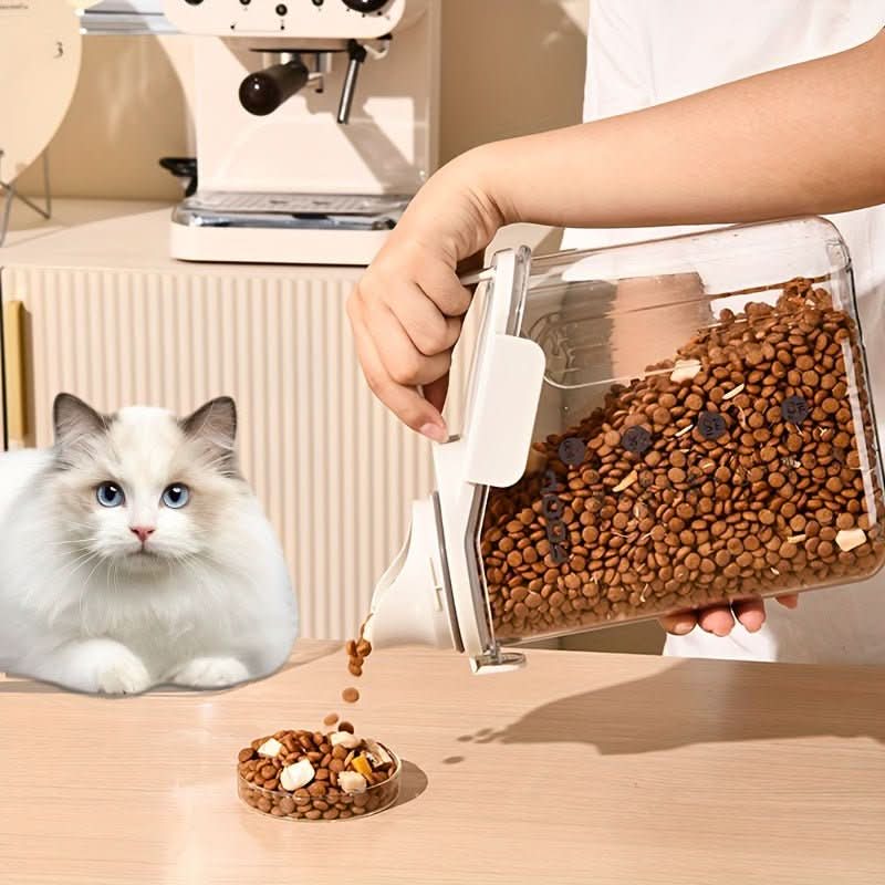 Frisch Futter Behälter – Luftdichter Futterbehälter Mit Messbecher Für Frisches Trockenfutter