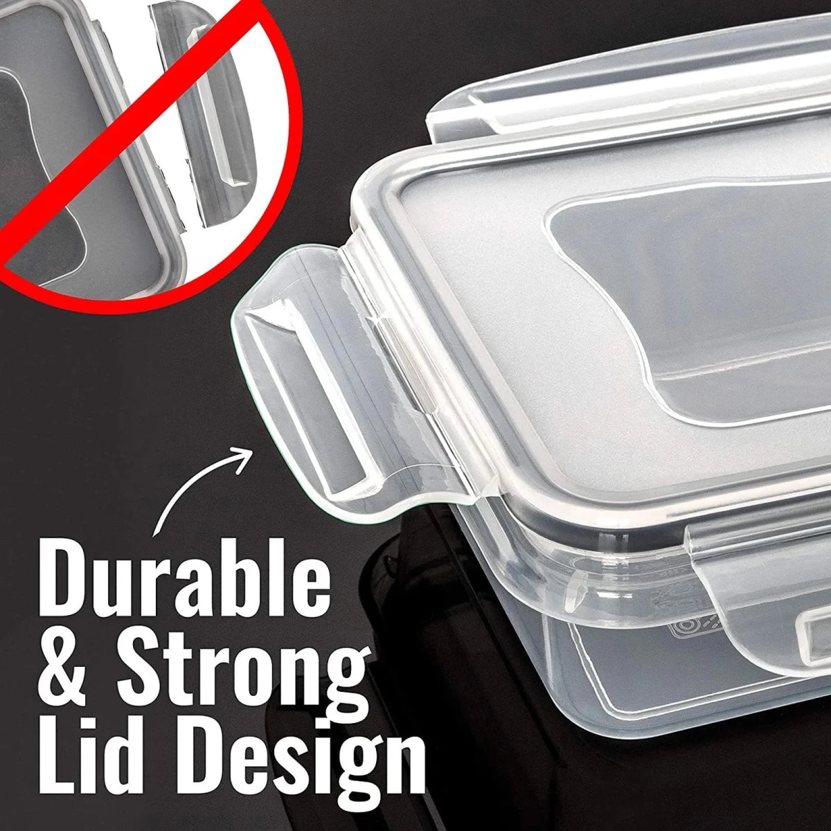 GlassSafe Storage Set – Airtight Storage System for an Organized Kitchen