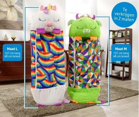 Cuddle Buddy – Plush Toy & Sleeping Bag in One for Children