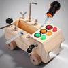 Montessori Activity Board - Learning Toy for Promoting Motor Skills & Logical Thinking