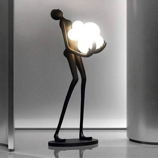 Nyssa Abstract Light Bulb Ceramic LED Lighting Art Functionality