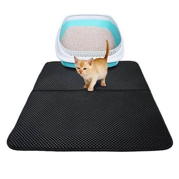 Cat Litter Mat - Non-Slip Cat Litter Mat With Waterproof Protection For A Clean Home