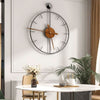ELARISCA Delicate Linear Frame Wall Clock Minimalist Style Reliable Timekeeping