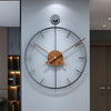 ELARISCA Delicate Linear Frame Wall Clock Minimalist Style Reliable Timekeeping