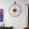 ELARISCA Delicate Linear Frame Wall Clock Minimalist Style Reliable Timekeeping