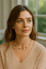 NEREIDE – Jewelry Set with Green Stones and Sailor Links
