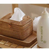 Meridielle Rustic Tissue Holder Made of Rattan Bamboo Wood Design