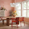 Victorina Pendant Light Silk Construction Modern Silhouette Living Room Eyecatcher