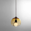 TALINN Pendant Light Glass Smoke Gray Clear Amber Adjustable Cable Dimmable