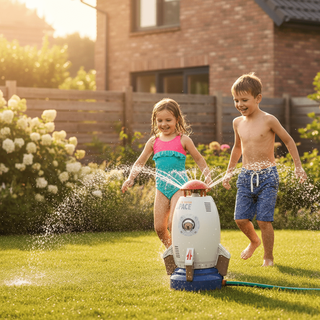 SummerSwirl – Rotating Water Toy For Carefree Garden Fun