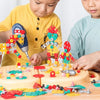 Small Builder's Tool Set – 203-Piece Construction Toy with Small Drill
