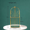 ARIVANA Gold Arch Cage Organizer Luxurious Storage For Home And Office