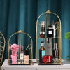 ARIVANA Gold Arch Cage Organizer Luxurious Storage For Home And Office