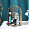 ARIVANA Gold Arch Cage Organizer Luxurious Storage For Home And Office