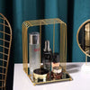ARIVANA Gold Arch Cage Organizer Luxurious Storage For Home And Office