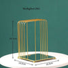 ARIVANA Gold Arch Cage Organizer Luxurious Storage For Home And Office