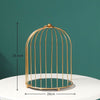 ARIVANA Gold Arch Cage Organizer Luxurious Storage For Home And Office