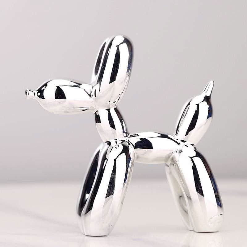 Elisvana Pop Art Balloon Dog Figurine High-Quality Resin Sculpture