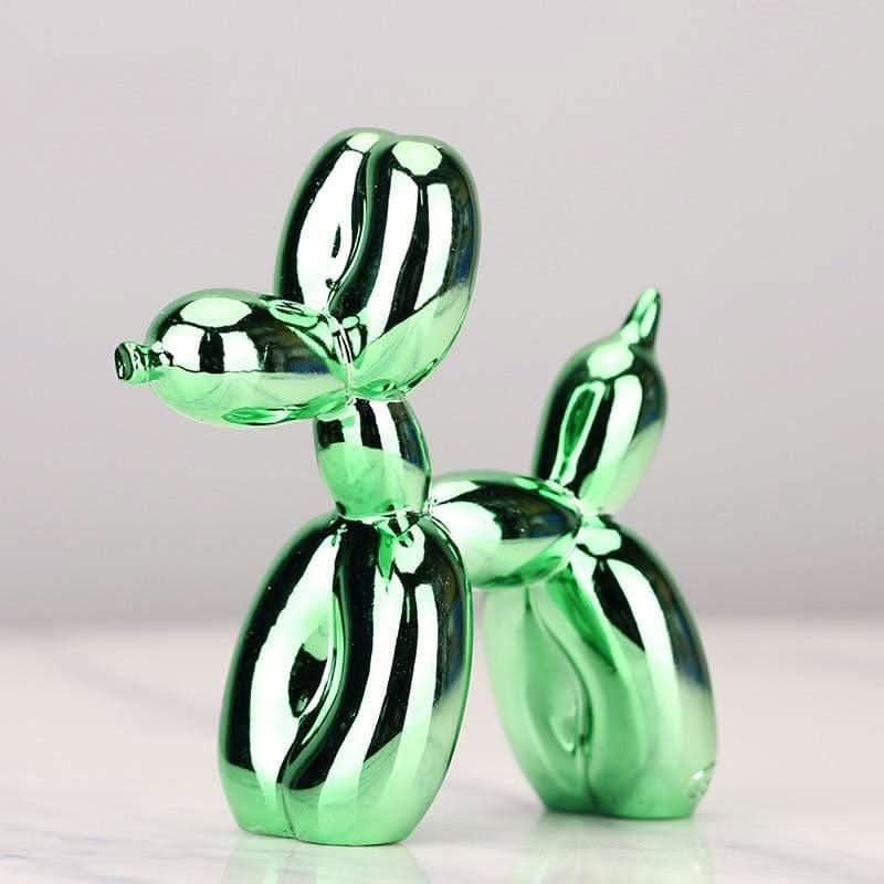 Elisvana Pop Art Balloon Dog Figurine High-Quality Resin Sculpture