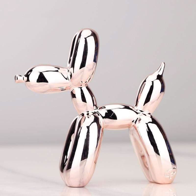 Elisvana Pop Art Balloon Dog Figurine High-Quality Resin Sculpture