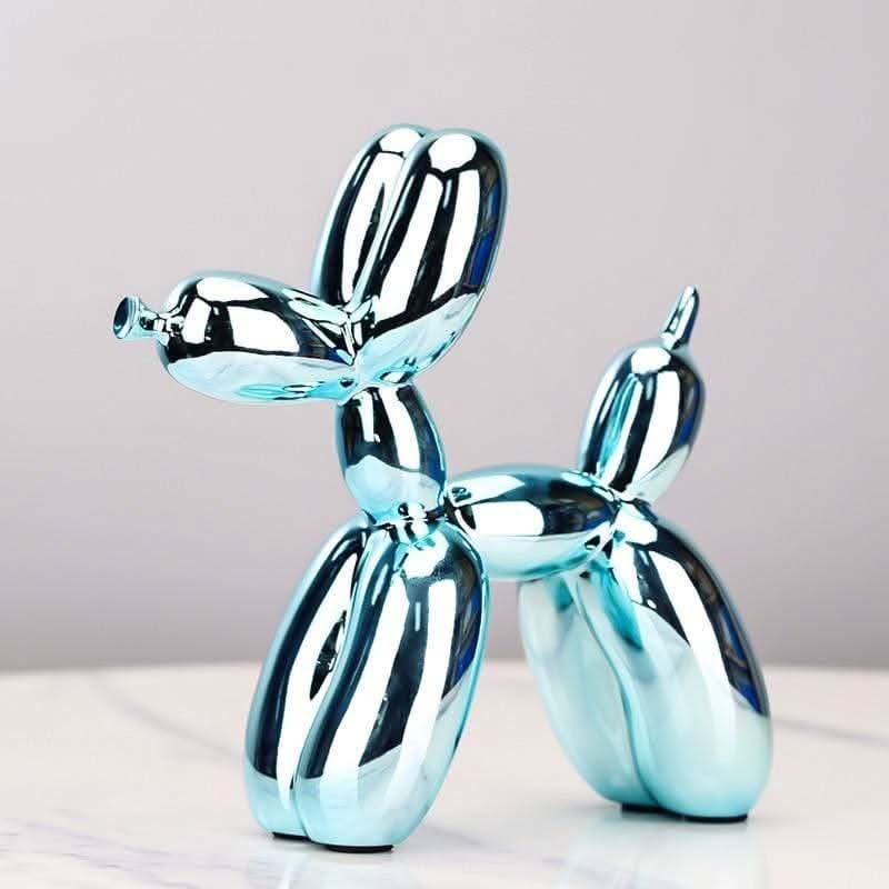 Elisvana Pop Art Balloon Dog Figurine High-Quality Resin Sculpture