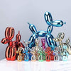 Elisvana Pop Art Balloon Dog Figurine High-Quality Resin Sculpture