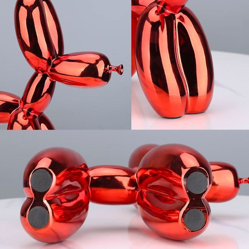 Elisvana Pop Art Balloon Dog Figurine High-Quality Resin Sculpture