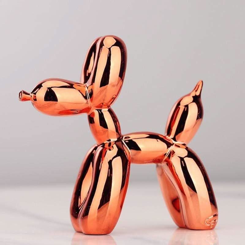 Elisvana Pop Art Balloon Dog Figurine High-Quality Resin Sculpture