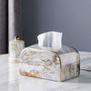 SOFIANE Tissue Holder Agate Effect