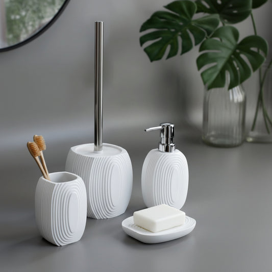 BathLux - 4-piece Bathroom Accessory Set