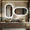 Mirona Illuminated Mirror Bathroom Modern Design Optimal Illumination