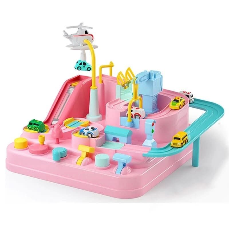 CityAdventure – Interactive City Play World with 4 Cars & Helicopter for Children Ages 3+