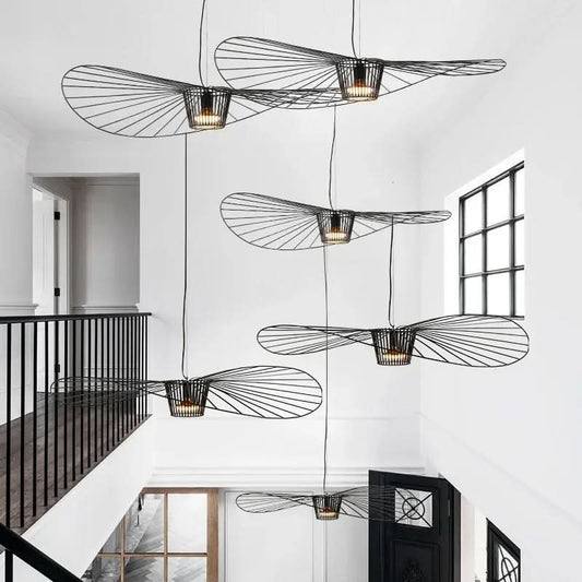 Amalfi Pendelleuchte Zeitloses Lichtdesign Wellenmuster Dimmbar Beleuchtung Wohnzimmer