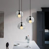 TALINN Pendant Light Glass Smoke Gray Clear Amber Adjustable Cable Dimmable