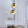 TALINN Pendant Light Glass Smoke Gray Clear Amber Adjustable Cable Dimmable
