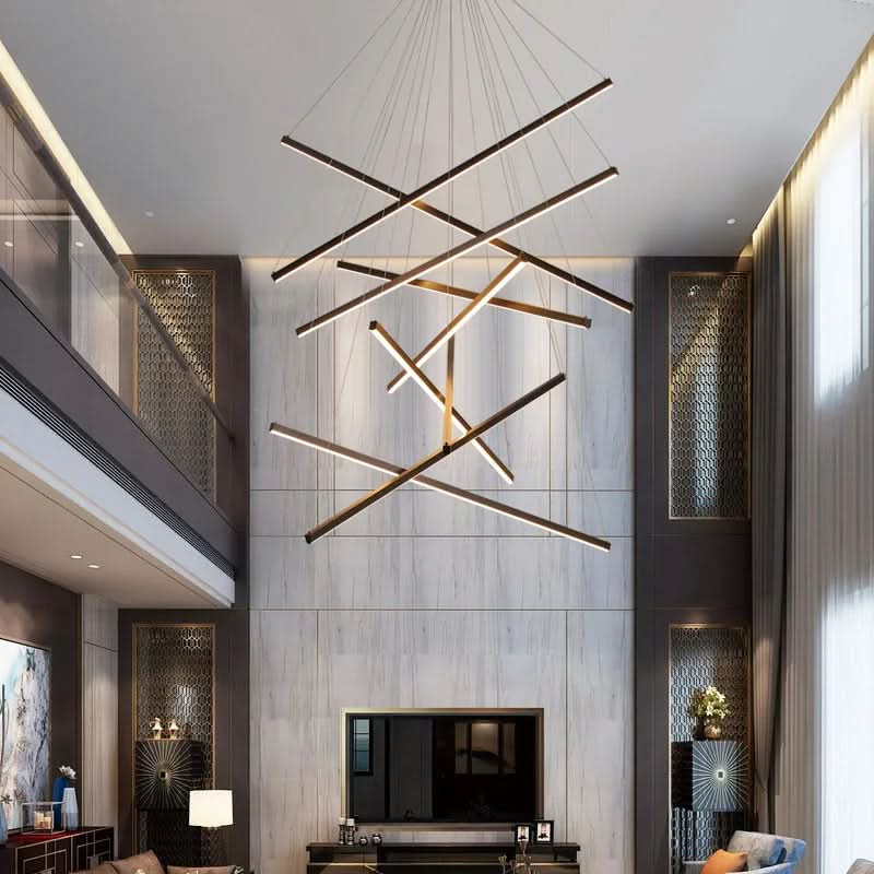 Salzburg LED Luminaire With Adjustable LED Strips And Selectable Light Temperatures