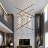 Salzburg LED Luminaire With Adjustable LED Strips And Selectable Light Temperatures