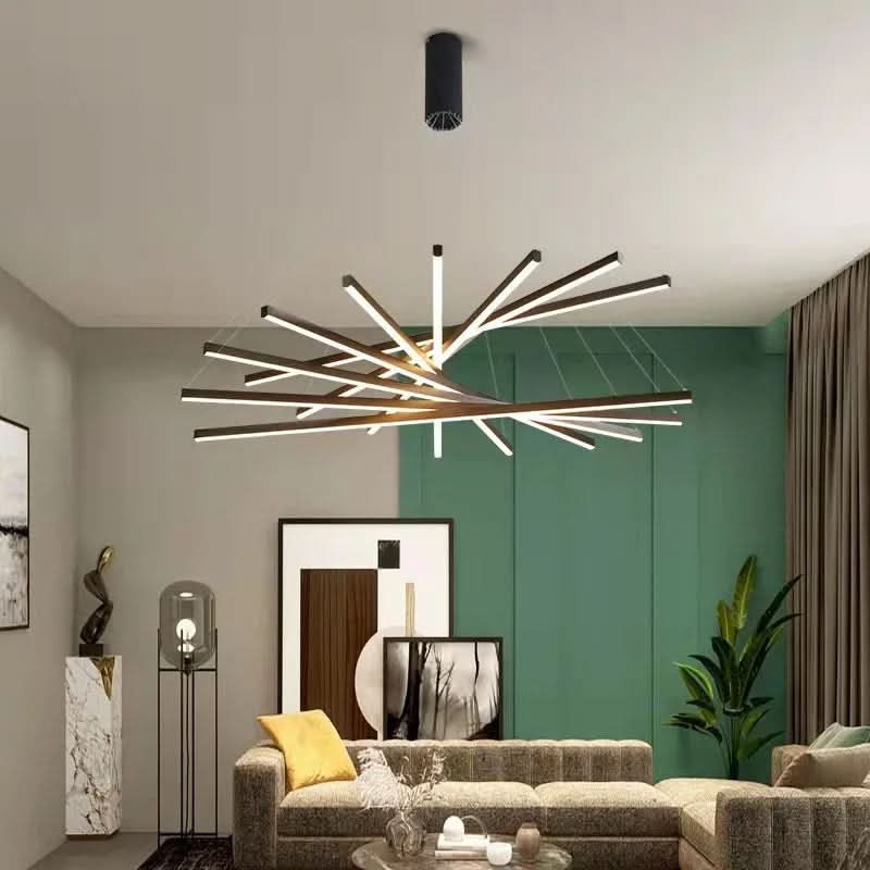 Salzburg LED Luminaire With Adjustable LED Strips And Selectable Light Temperatures