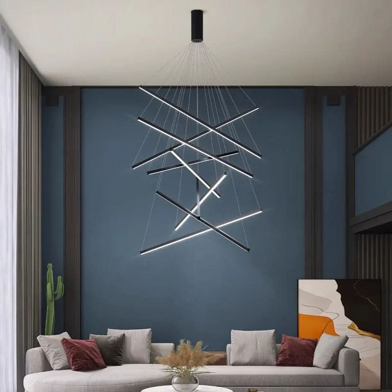 Salzburg LED Luminaire With Adjustable LED Strips And Selectable Light Temperatures