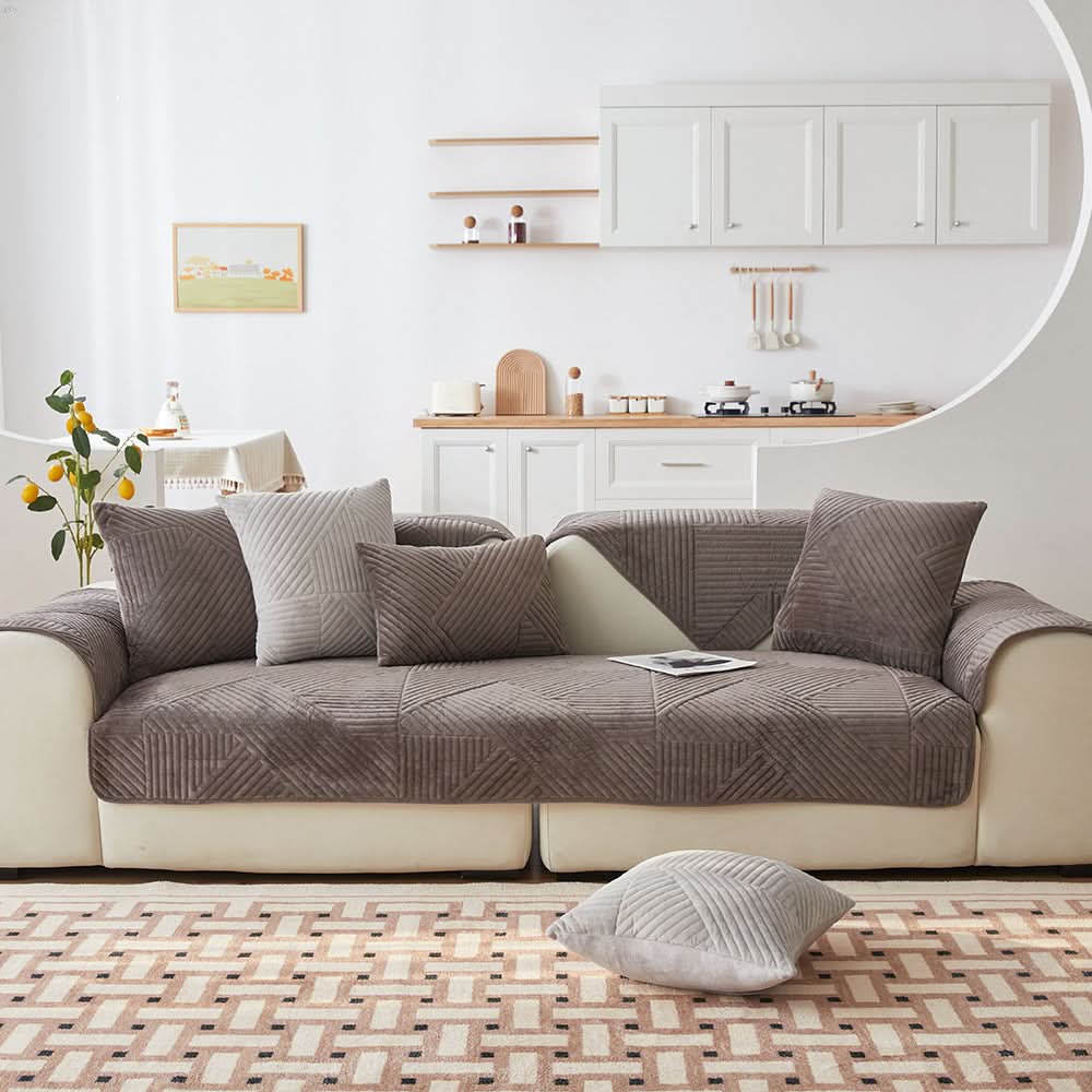 Plush Handle – Non-slip Plush Sofa Cover