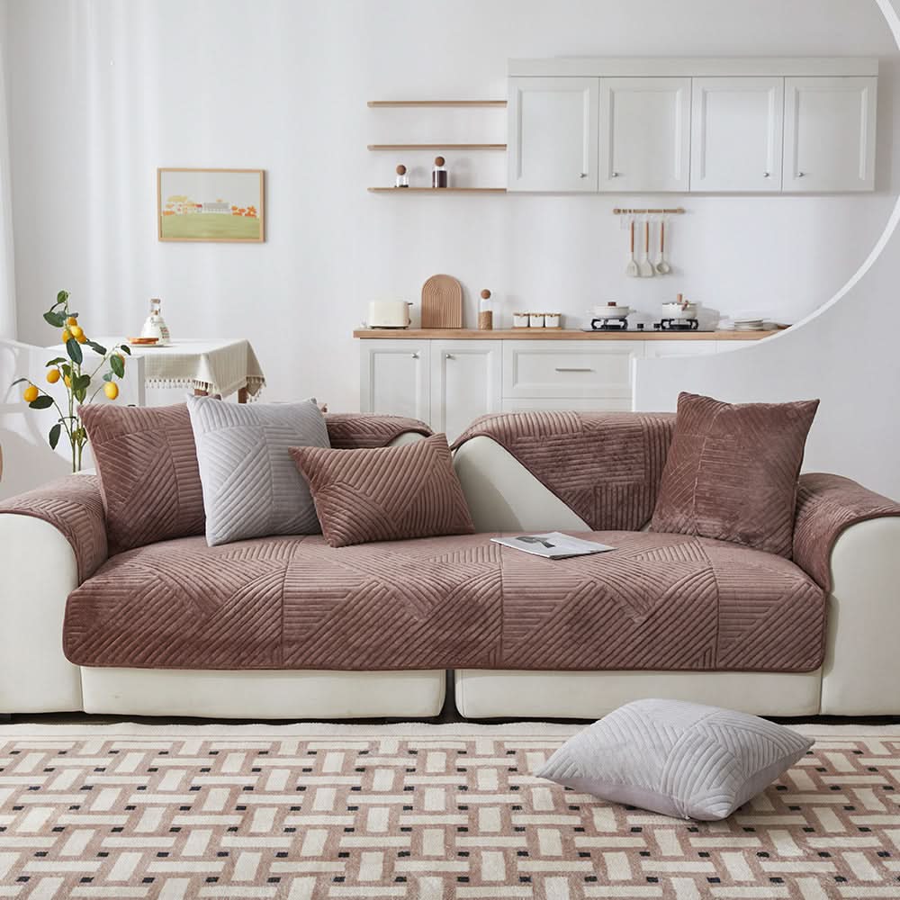 Plush Handle – Non-slip Plush Sofa Cover