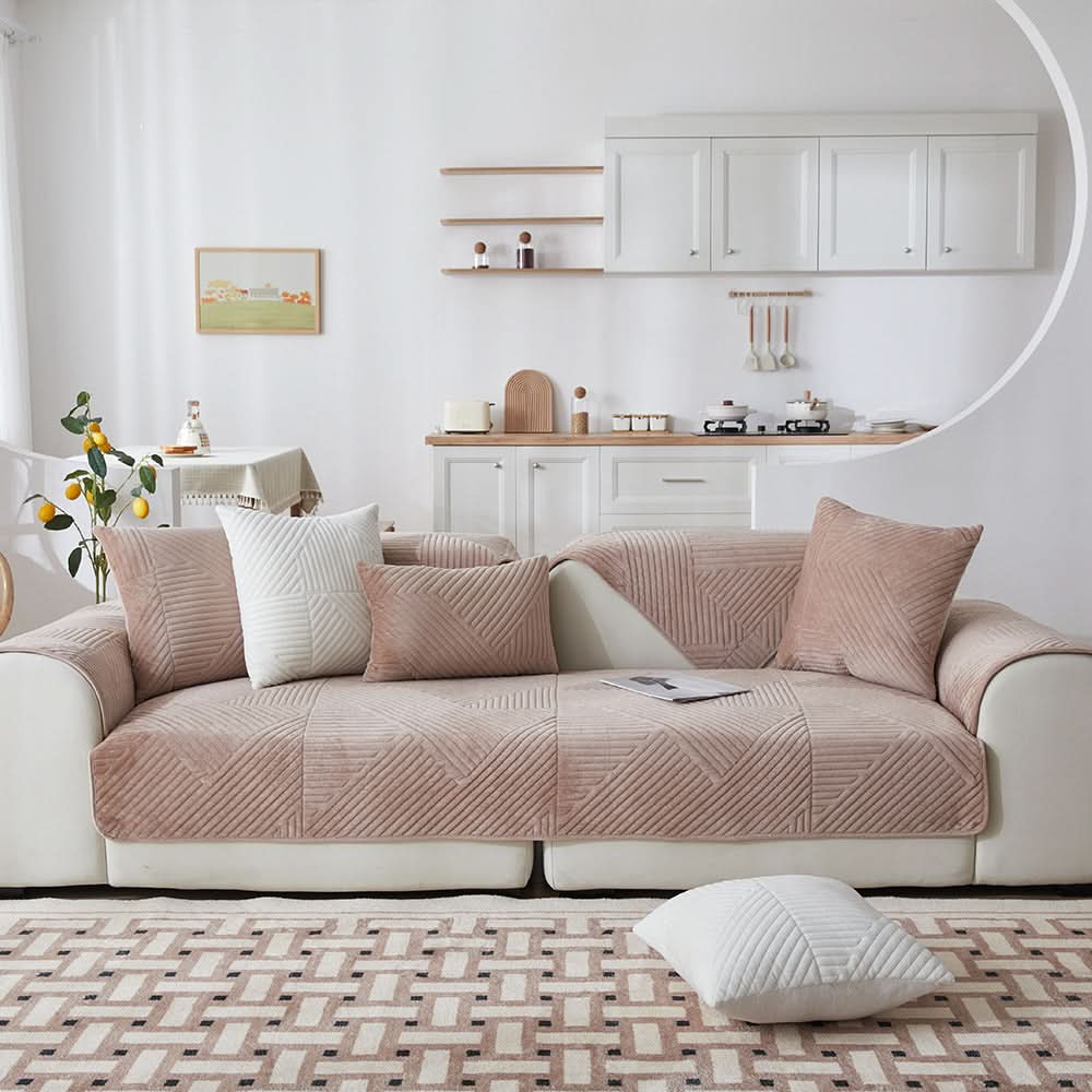Plush Handle – Non-slip Plush Sofa Cover