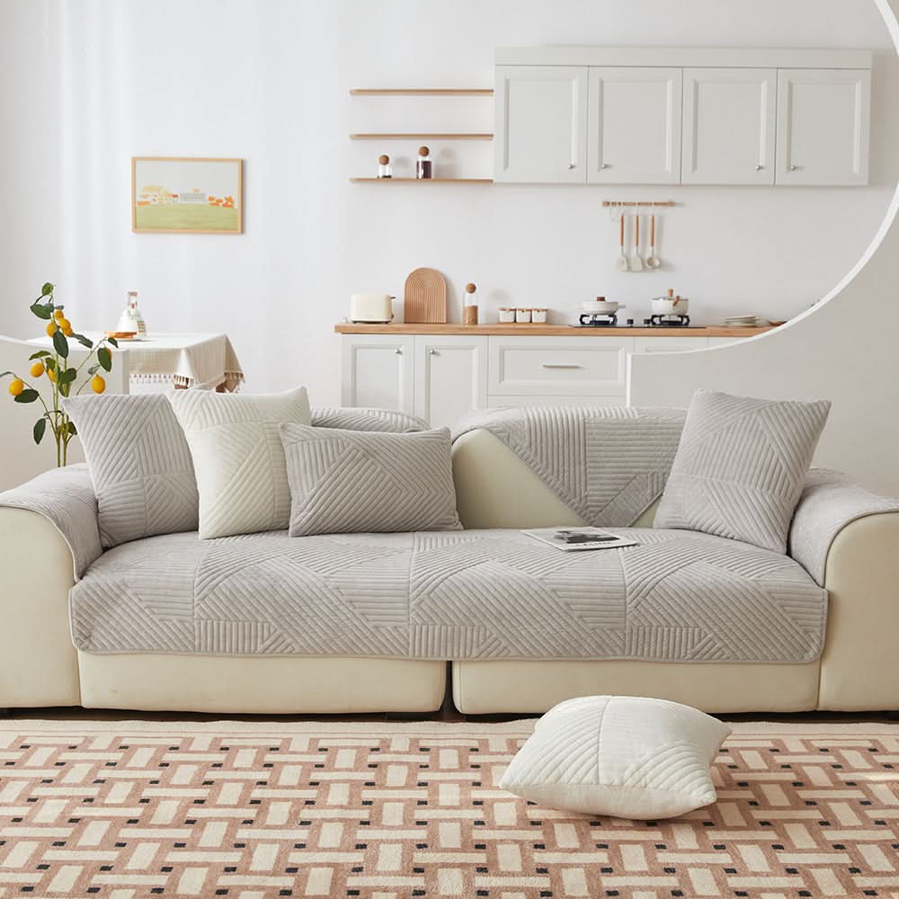 Plush Handle – Non-slip Plush Sofa Cover