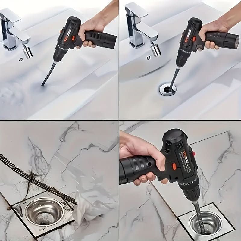 Pipe Buster - Electric Drain Cleaner For Heavy-Duty Clogs