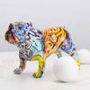 VALORISSA Urban Art Bulldog Figurine Made of Resin with Style for Rooms