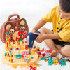 Small Builder's Tool Set – 203-Piece Construction Toy with Small Drill